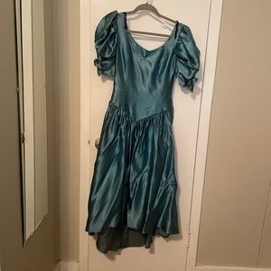 80s vintage prom dress